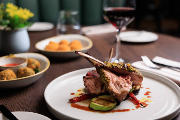 Grilled lamb
